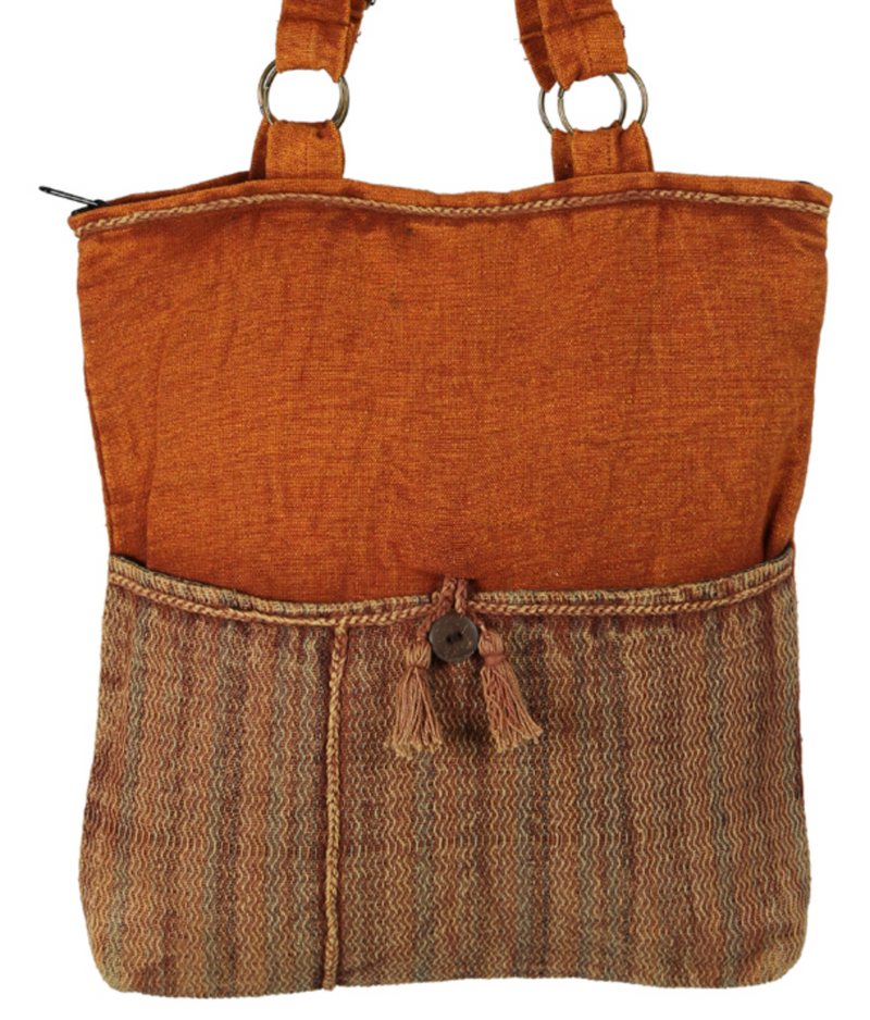 Orange Stonewashed Bag