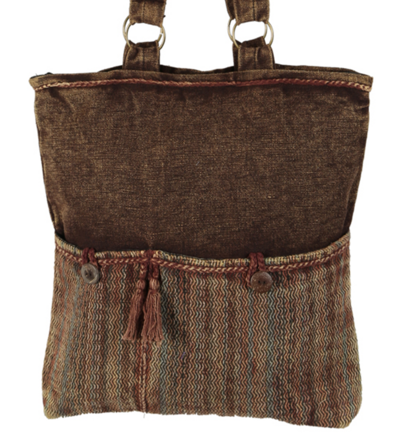 Dark Brown Stonewashed Bag