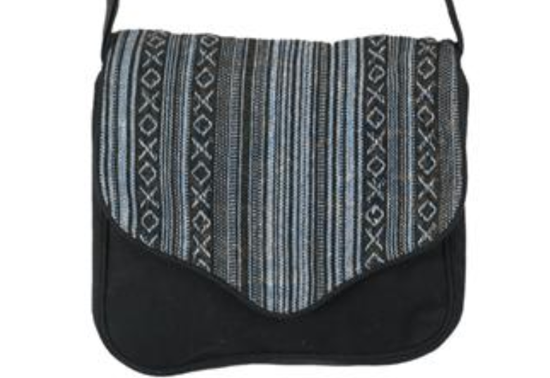 Striped Shoulder Bag