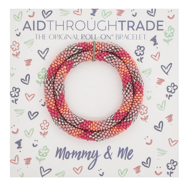 Mommy & Me Roll-On® Bracelets - Grapefruit