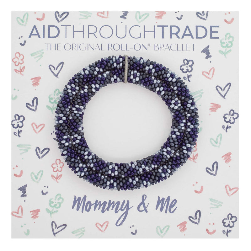 Mommy & Me Roll-On® Bracelets - Indigo