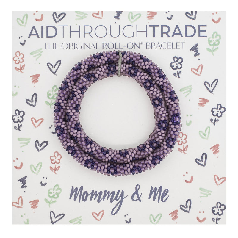 Mommy & Me Roll-On® Bracelets - Mauve