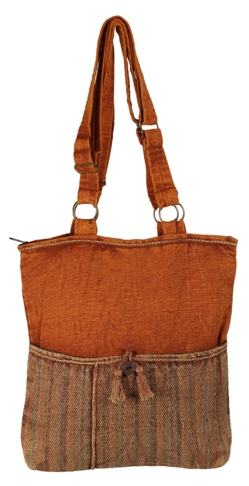 Orange Stonewashed Bag